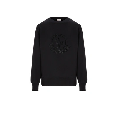 Moncler Rhinestone-embellished Logo Sweatshirt In Default Title