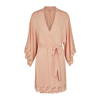 EBERJEY NAYA LACE-TRIMMED STRETCH-JERSEY dressing gown