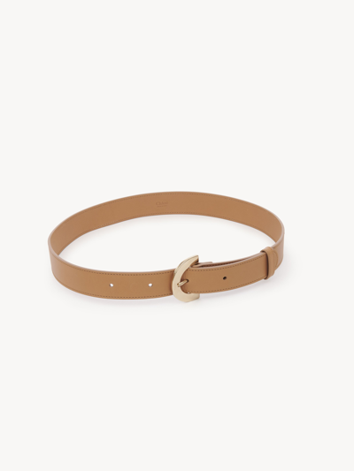 Chloé Ceinture C Femme Brun Taille L 100% Cuir De Veau In Brown