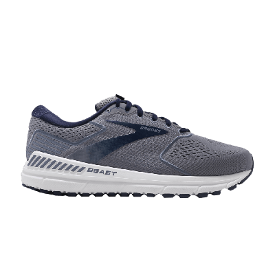 Pre-owned Brooks Beast 20 Extra Wide 'grey Navy White'