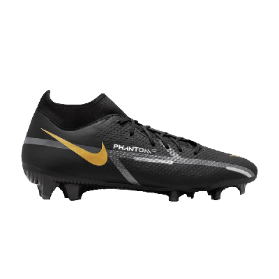 Pre-owned Nike Phantom Gt2 Academy Df Mg 'black Metallic Gold'