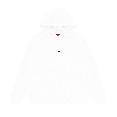 Pre-owned Supreme Underline Hooded Sweatshirt 'white'