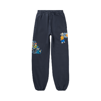 Pre-owned Off-white Graff Pupp Slim Sweatpants 'outer Space' In Black