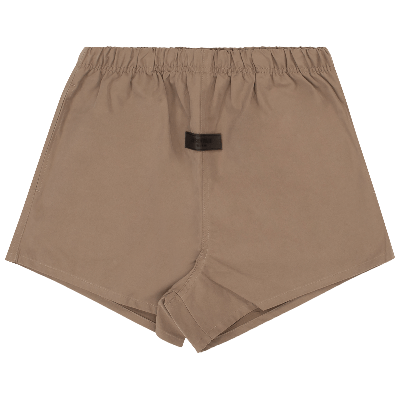 Pre-owned Essentials Fear Of God  Dock Short 'wood' In Brown