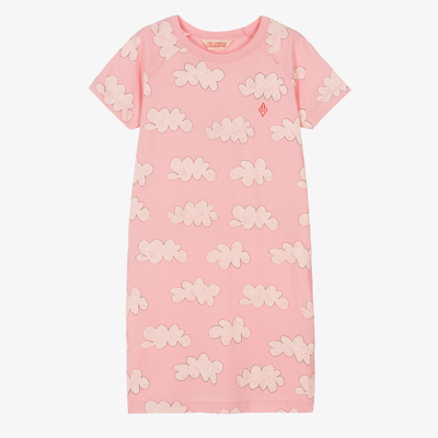 The Animals Observatory Teen Girls Pink Cotton Cloud Dress