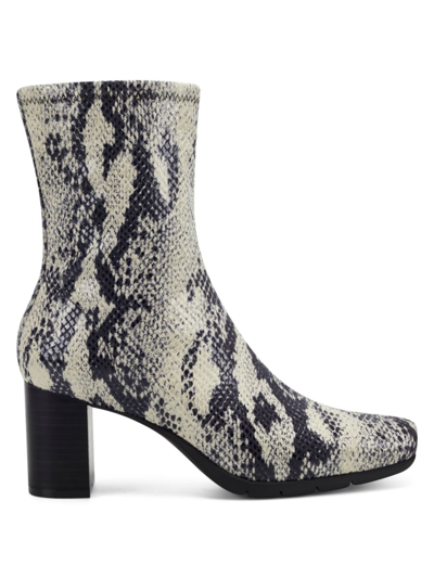 Aerosoles Women's Miley Snakeskin-embossed Faux Leather Boots In Roccia