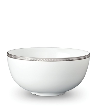 L'objet Soie Tressée Bowl (23cm) In Silver