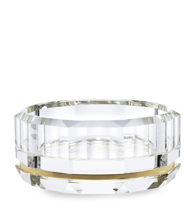 Ralph Lauren Crystal Leigh Centrepiece Bowl In Clear