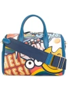 ANYA HINDMARCH ANYA HINDMARCH GIANT STICKERS TOTE - BLUE,93609511913074