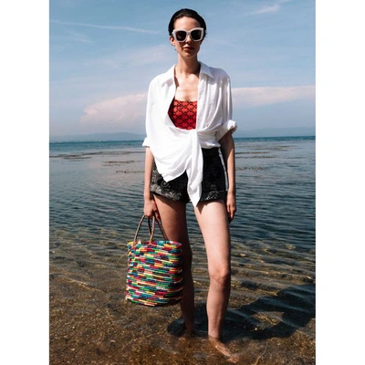 Jacquemus La Chemise Bahia Viscose-blend Shirt In White