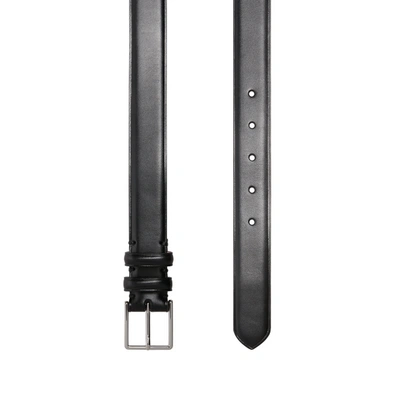 Paul Smith Classic Leather Belt In Black