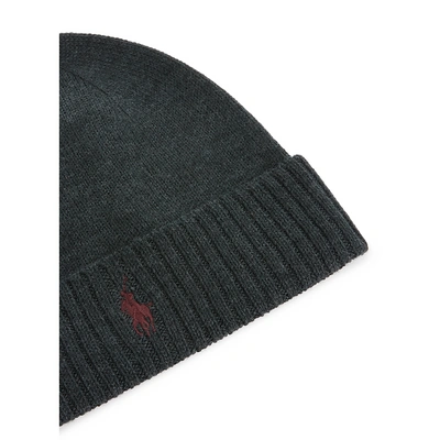 Polo Ralph Lauren Cold Weather Hat Beanie In Dark Granite Hthr | ModeSens