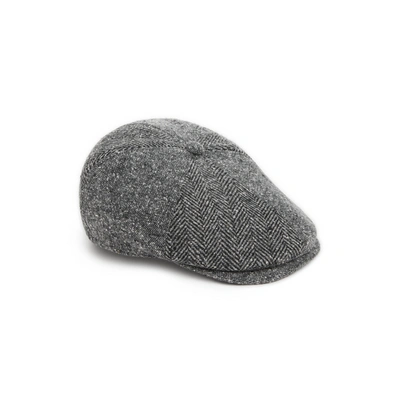 Saison Wool-blend Beret In Gray
