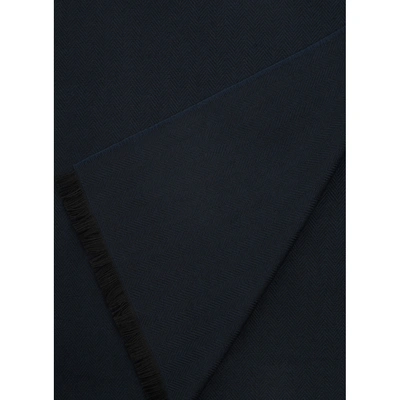 Saison Chevron Scarf In Blue