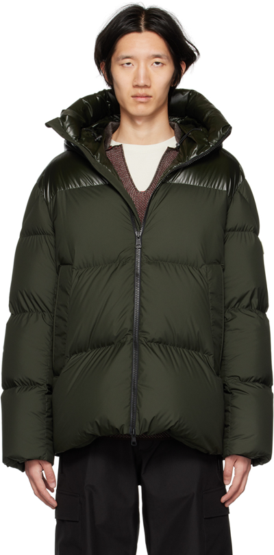 Moncler Damavand Polyester Jacket In Military