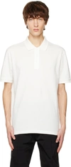 BOTTEGA VENETA WHITE VENTED POLO