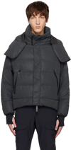 TEMPLA BLACK REFLECTIVE DOWN JACKET