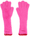 JACQUEMUS PINK LE PAPIER 'LES GANTS NEVE' GLOVES