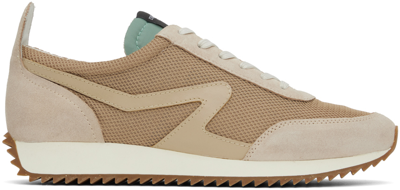 Rag & Bone Beige Retro Sneakers In Lightsand