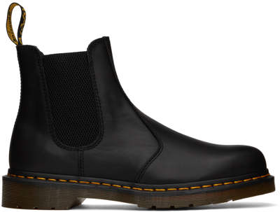 Dr. Martens' Black 2976 Chelsea Boots In Black Nappa