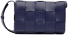 Bottega Veneta Blue Medium Cassette Messenger Bag In 4102 Cruisesilver