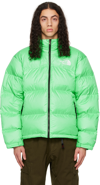The North Face Green 1996 Retro Nuptse Down Jacket In Chlorophyll Green
