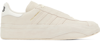 Y-3 Gazelle Leather-trimmed Suede Sneakers In Cream White