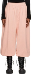 Mm6 Maison Margiela Pink Balloon Leg Lounge Pants In 201 Peach