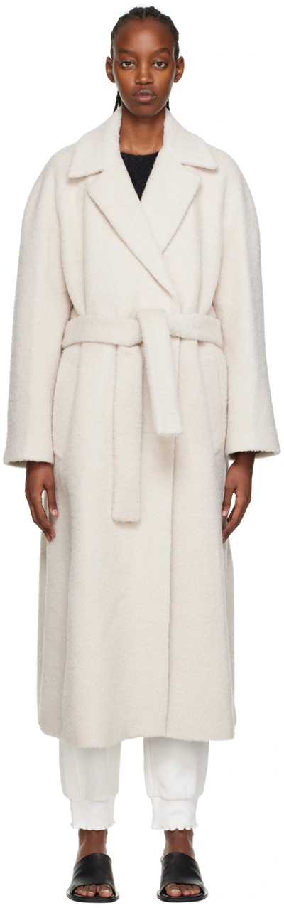 Filippa K Off-white Ayla Coat In Ivory 8498