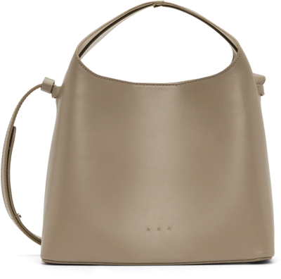 Aesther Ekme Taupe Mini Crossbody Bag In 189 Taupe