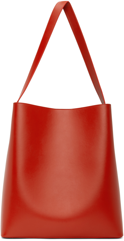 Aesther Ekme Red Sac Tote In 187 Bossa