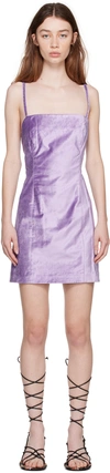 RAG & BONE PURPLE JULIET MINI DRESS