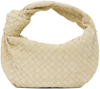 Bottega Veneta Mini Jodie Intrecciato-woven Leather Cross-body Bag In 9776 Porridge Gold