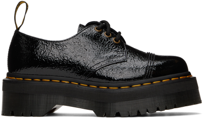 Dr. Martens' Black Quad 1461 Platform Derbys