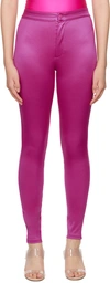SKIMS PINK DISCO TROUSERS