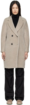 S Max Mara Roseto Coat In 001 Sand