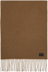 Rag & Bone Recycled Wool Mercer Classic Scarf In Bronze