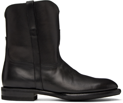 Auralee Black Leather Boots | ModeSens Auralee Black Leather Boots | ModeSens
