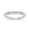 Vir Jewels 1/4 Cttw Baguette Diamond Wedding Band In 14k White Gold In White