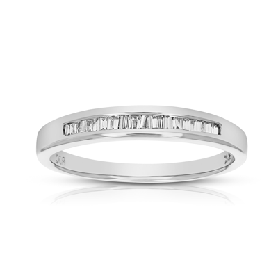 Vir Jewels 1/4 Cttw Baguette Diamond Wedding Band In 14k White Gold