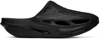Nike Mmw 005 Rubber Sandals In Black/black-black