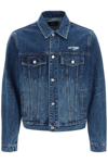 We11 Done We11done Regular Fit Denim Jacket In Blue