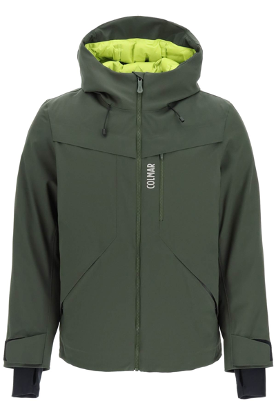 Colmar Age Recycled Softshell Ski Jacket In Khaki,green