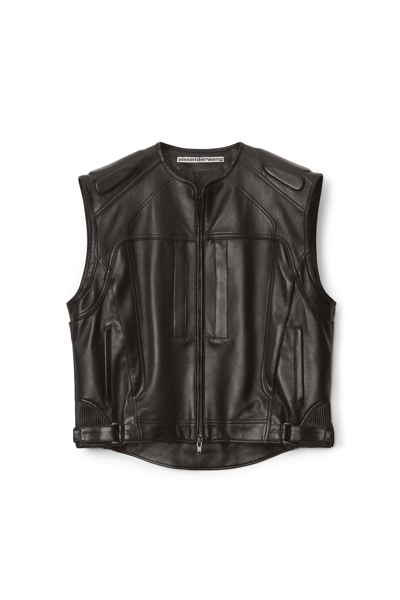 【Alexander Wang】アレキサンダーワンMotorbiker Vest ALEXANDER WANG】Motorbiker Vest XL