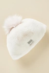 Ugg Faux Fur Pom Beanie In Neutral