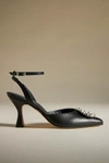 Alohas Cinderella Crystal Black High Heel In Black