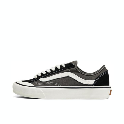 Vans Style 136 2022新款男女款休闲帆布鞋 In Black