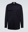 Jil Sander Wool Shirt In Midnight