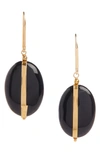 Isabel Marant Black Stones Earrings In Black