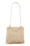 Rabanne Paco  Iconic 1969 Shoulder Bag In Light Gold
